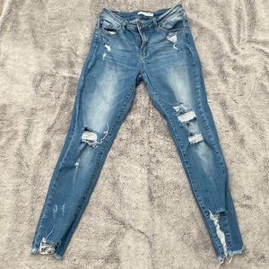 Kancan Distressed Skinny Jeans